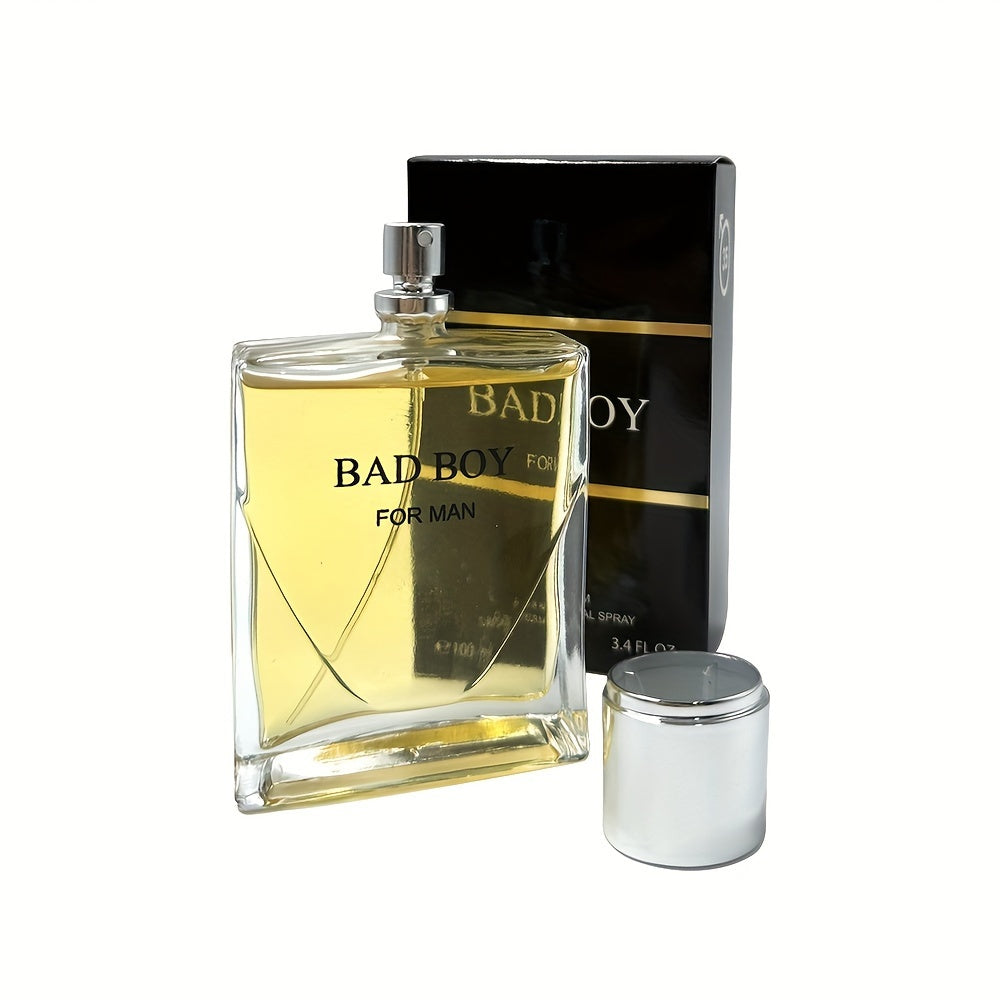 3.4oz Eau De Parfum For Men, Refreshing And Long Lasting Fragrance With Spicy Woody Notes, Perfume For Dating And Daily Life, A Perfect Gift For Him