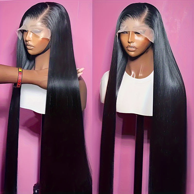 250% Density Glueless Wigs Human Hair Pre Plucked Pre Cut 13x4 HD Transparent Lace Front Wigs Human Hair For Women Straight Bye Bye Knot Wigs