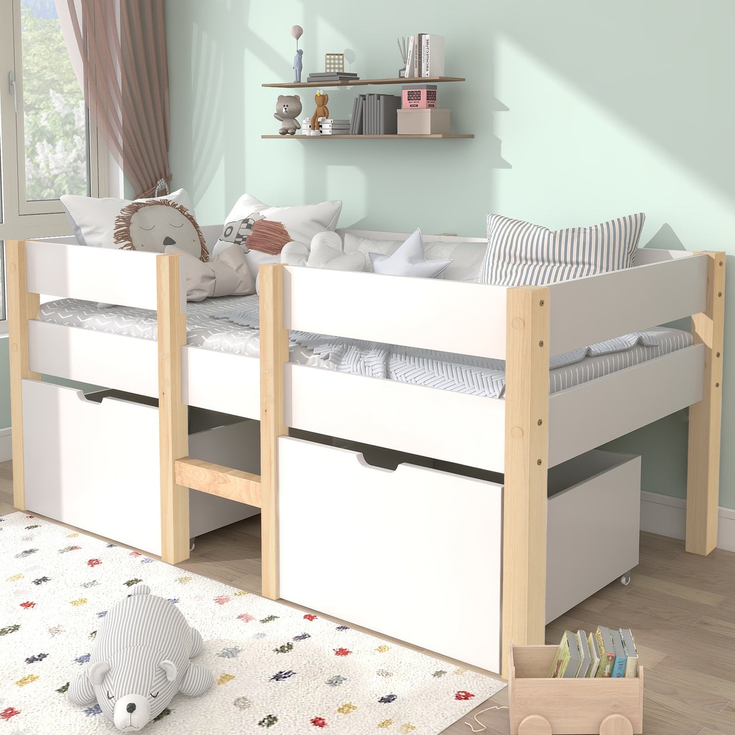 Pine Children's Bed  200cmx 90Cm