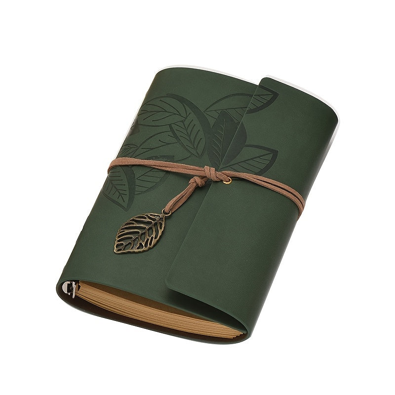 1 Vintage-Style Notebook with 75 Sheets of Kraft Paper Inside - A Unique Surprise Gift