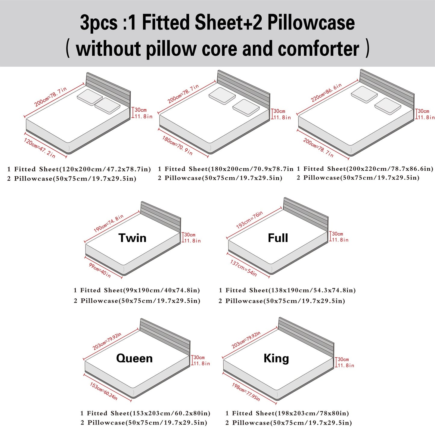 3pcs 100% Polyester Satin Bed Sheet Three-Piece Set [1 Sheet 2 Pillowcase (Coreless)] Skin-friendly Soft And Silky Fabric Student Dormitory Daily Home Bedding Mattress Protector All Year Round Machine Washable No Shrinkage No