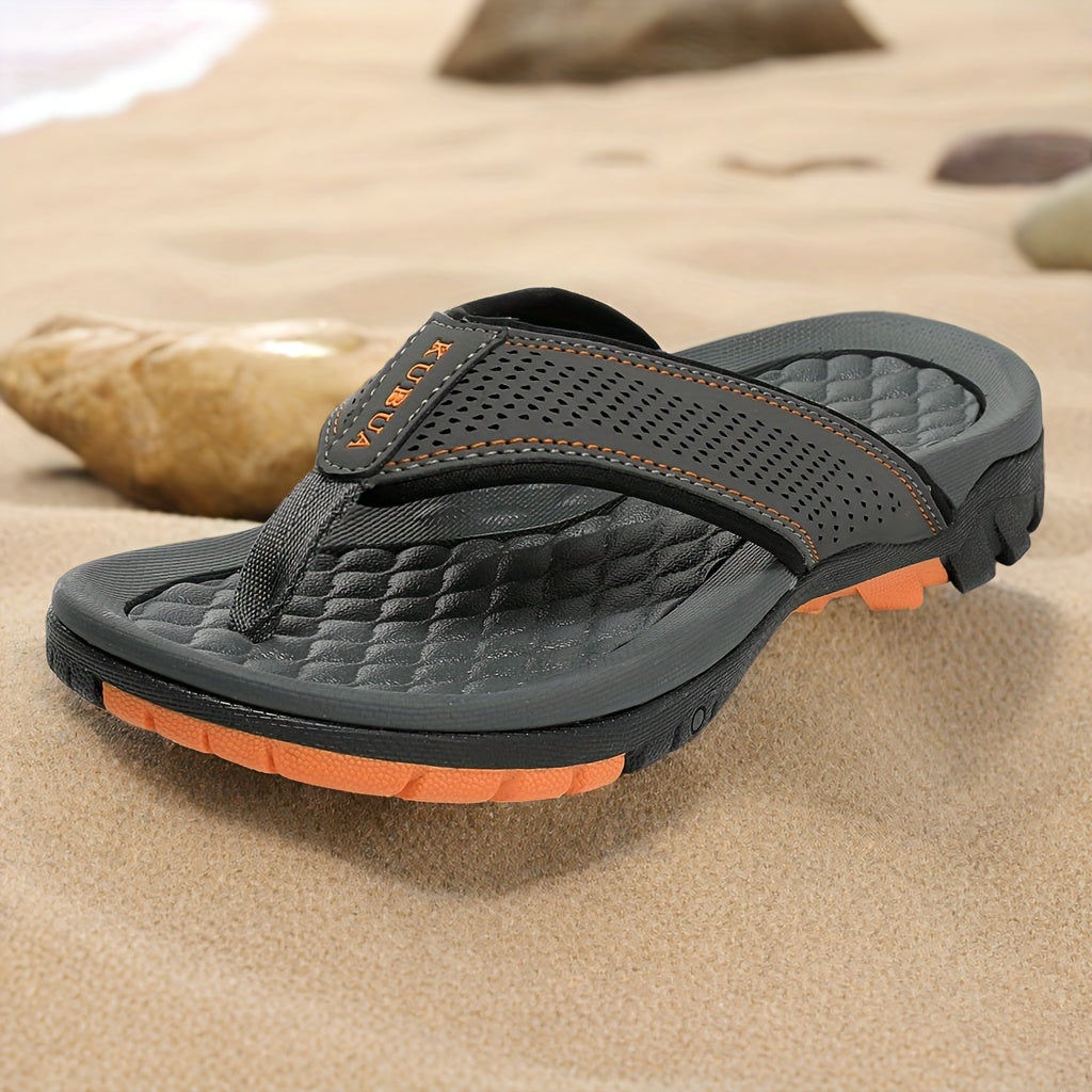 Mens Beach Flip Flops Water Sandals Outdoor Athletic Thong Sandal