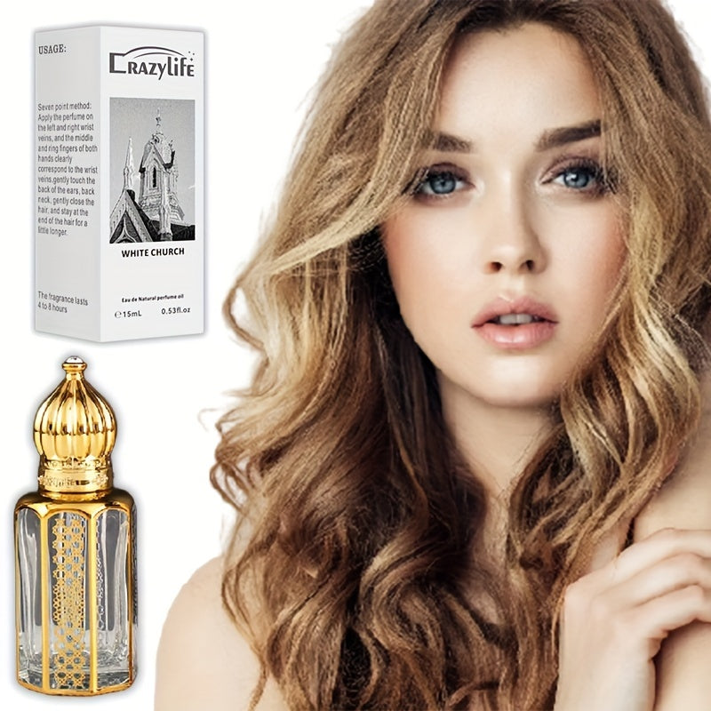15ml Long-Lasting Floral Eau De Parfum Oil for Women - Refreshing, Formaldehyde-Free, and Alcohol-Free Perfume for Dating and Daily Life - A Perfect Gift Idea for Her