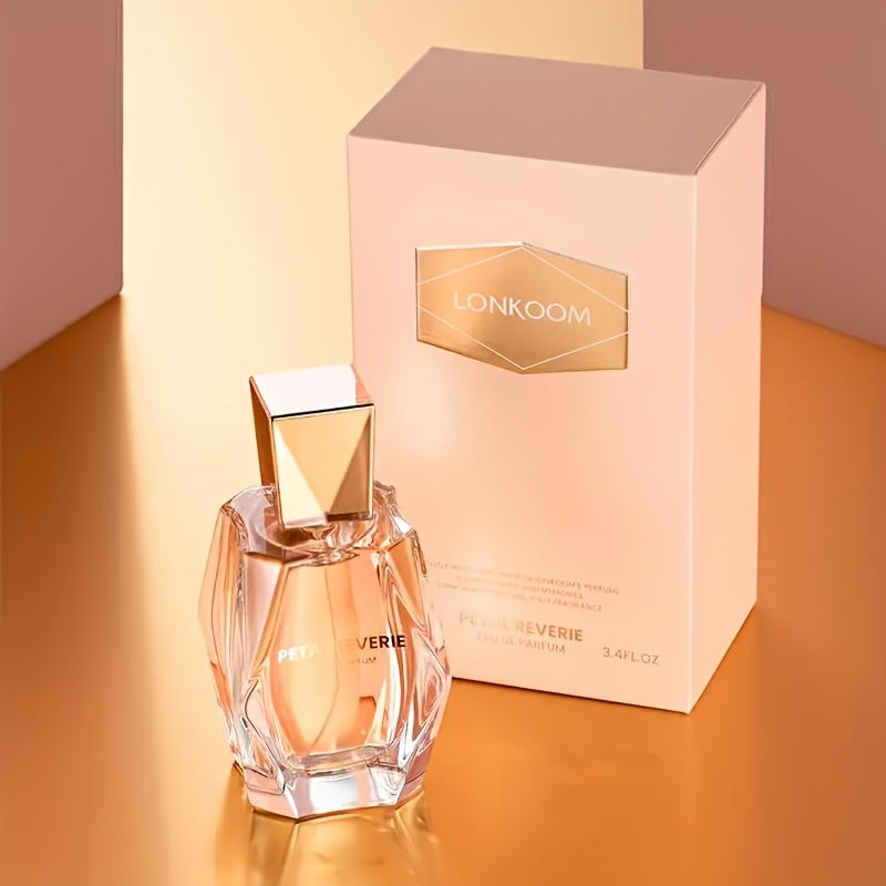 Long-Lasting Eau De Parfum Perfume for Women, 3.4oz, Floral Fruity Notes, Mango Orange Ylang Violet Blackcurrant, Suitable for Business And Office, Perfect for Dating And Birthday Gifts, Perfect Gift for New Year, Valentine's