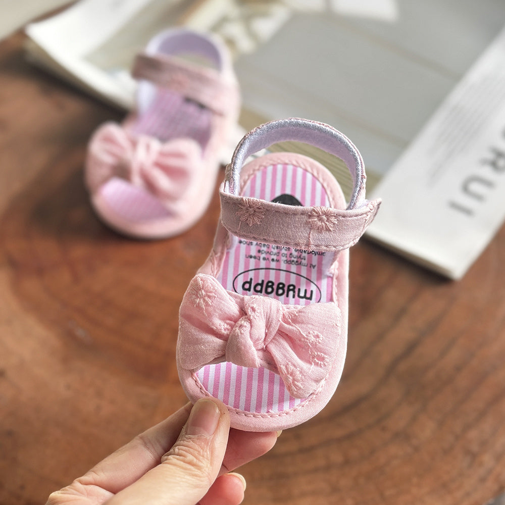 Adorable Baby Girl's Sandals - Non-Slip, Breathable, Comfortable Shoes for Toddler's First Steps, Walking, and Outdoor Play - Soft, Lightweight, Easy to Wear and Remove