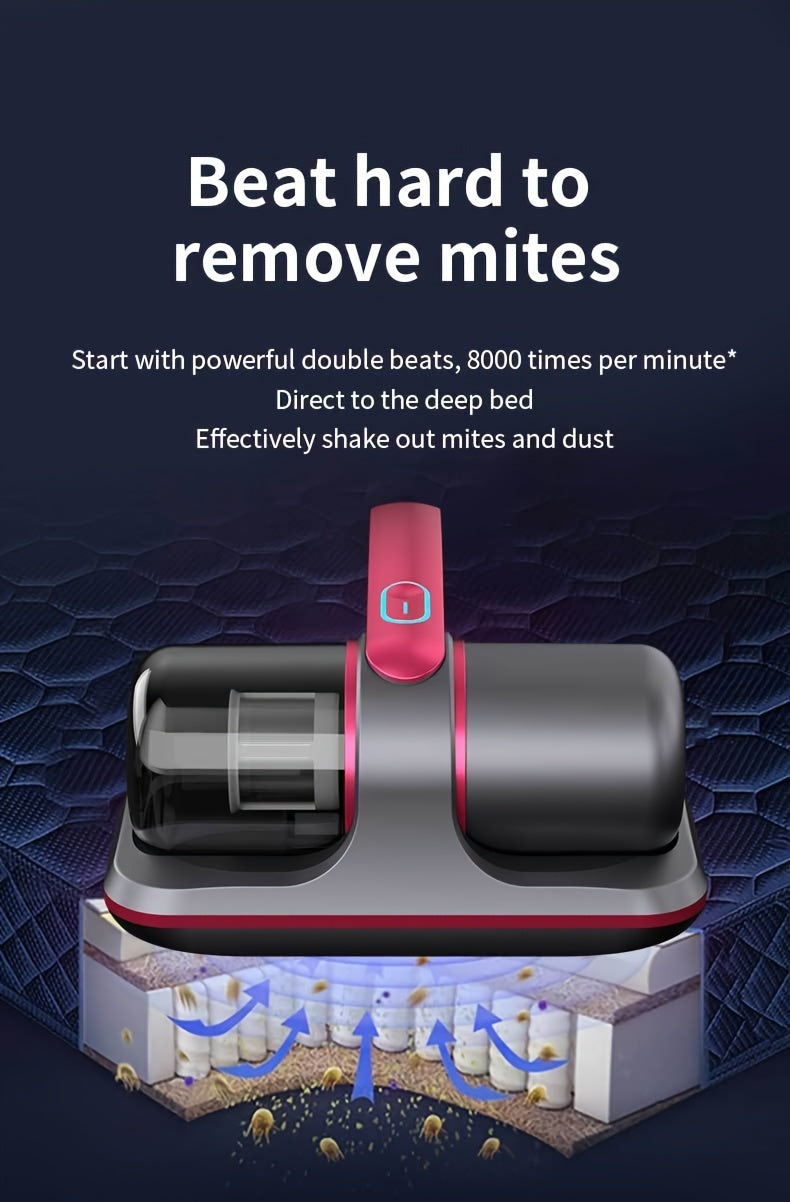 ProClean Bed Mite Remover - Wireless, Handheld, High-Power, Pet Hair Remover, Bed Sheet Cleaner for Home, Effective Mite and Dust Removal, Easy to Use, Portable, and Convenient