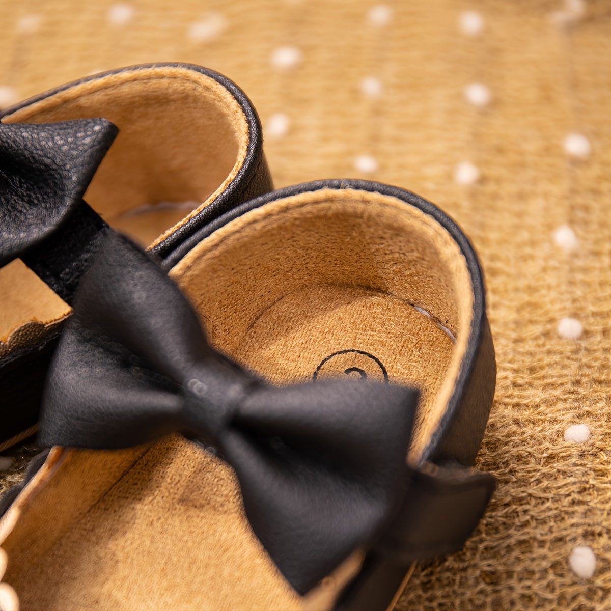 Infant Baby Girls Mary Jane Flats, Soft Sole Princess Dress Shoes Crib Shoes First Walker Shoes