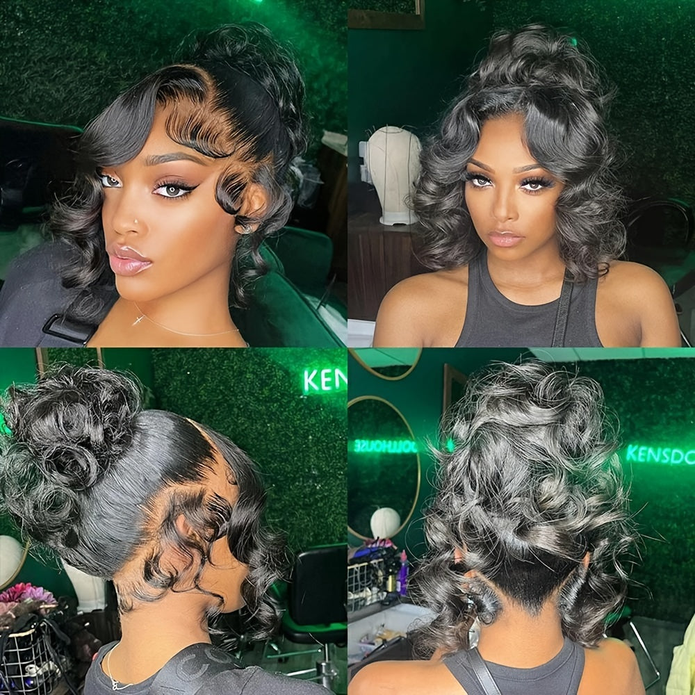 360 Lace Front Wigs Pre Plucked 150% Density Human Hair 360 HD Lace Frontal Wigs Body Wave Wig For Women With Baby Hair Natural Color (16-34 Inch, Natural Color)