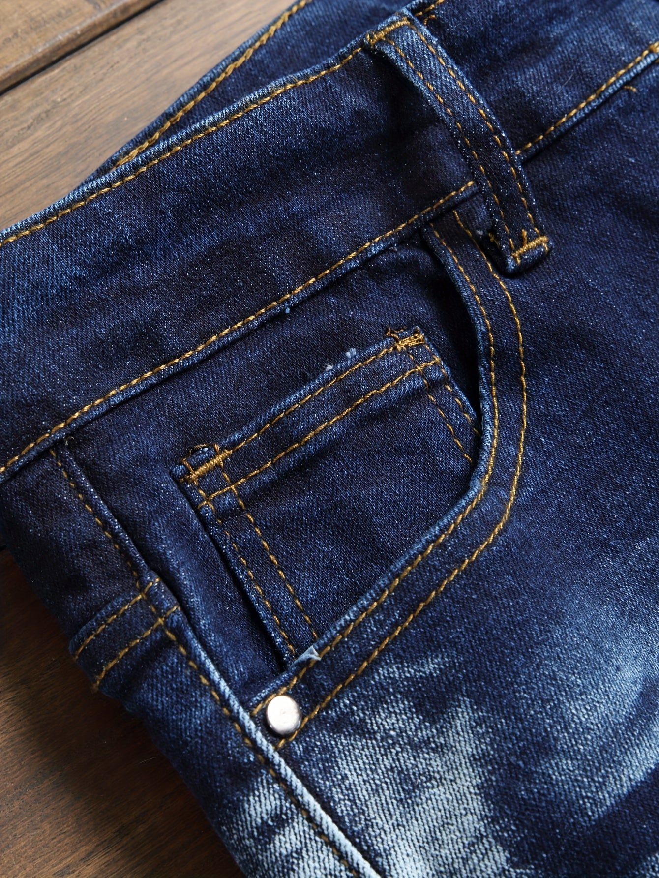 Stretch Slim Vintage Ripped Jeans - Mens Comfy Stylish Jeans For Men