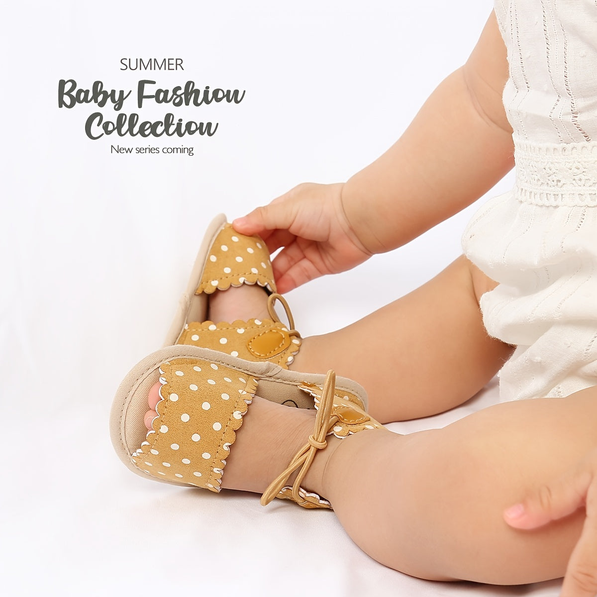 Adorable & Lightweight Baby Girl Sandals: Open-Toe, Easy Fasten Crib Shoes Perfect for First Walkers – Spring/Summer Ready