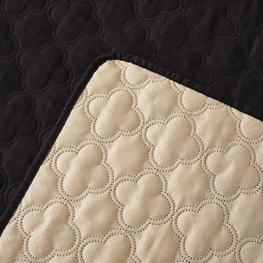 Large Size Waterproof Pet Bed Sheet - Stain-Resistant, Non-Slip, Washable, and Stylish Flower Pressing Design - Perfect for Pet Owners and Animal Lovers