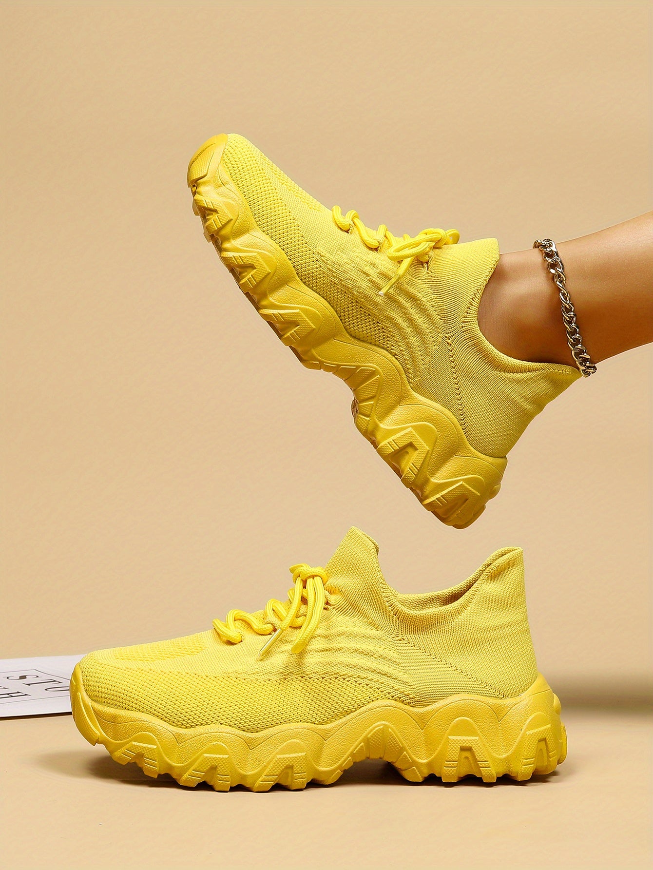 Women'S Casual Sports Sneakers, Striped Low Top Slip-On Shoes with Round Toe, Non-Slip Rubber Sole, Fabric Upper & Inner, All-Season Spring Footwear