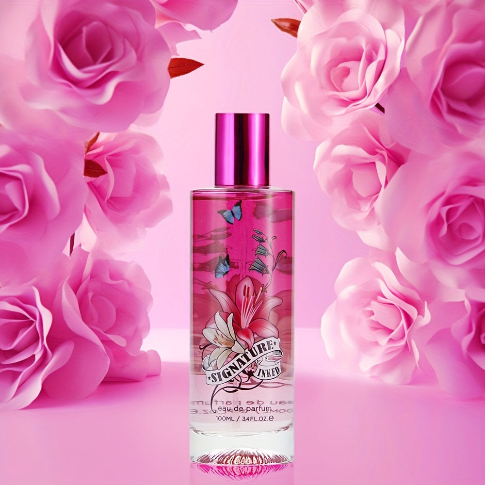 3.4Fl Oz Women's Eau De Parfum - Floral Fruity - With Mango, Grapefruit, Wild Strawberry And Apple- Medium Intensity Perfume