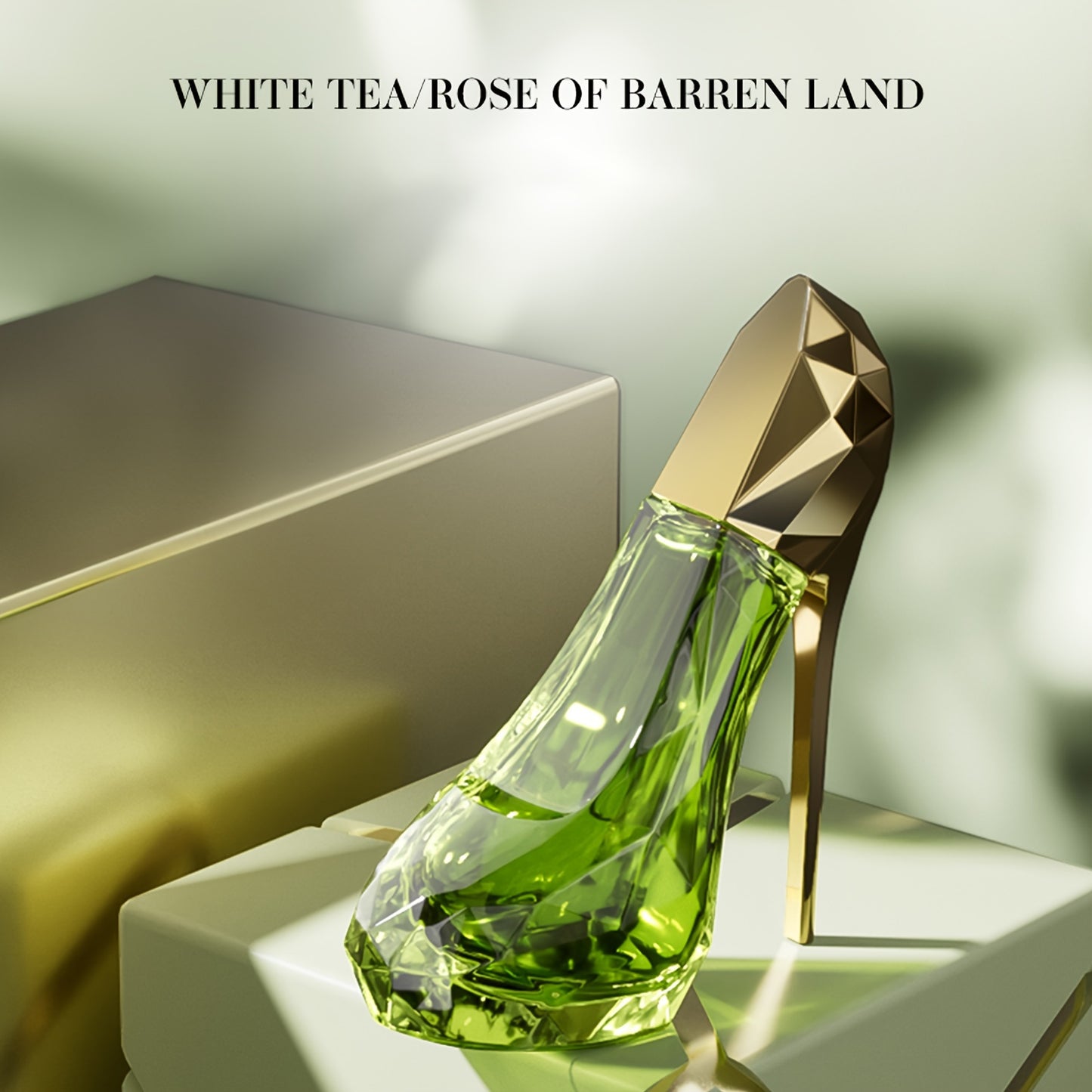 High Heel Styling Perfume Eau De Parfum Spray Rose Jamine Natural Fragrance Parfum Lasting And Charming Personal Perfume for Women And Girls 30ML Valentine'S Day Gift